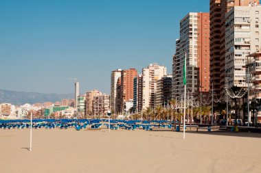 benidorm Sunny beach. İspanya