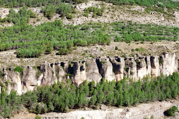 Falésias perto da cidade de Cuenca, Espanha — Fotografia de Stock
