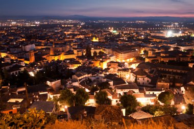 gece Granada, İspanya