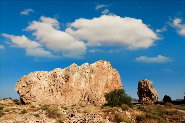 Rocas en el pueblo de Monteagudo cerca de Murcia, España — Foto de Stock