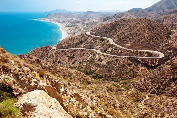 Costa Mediterránea, provincia de Almería, España — Foto de Stock