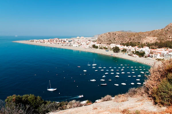 Middellandse-Zeekust, stad van calahonda, provincie almeria, spa — Stockfoto