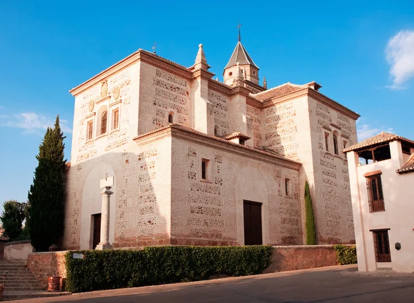 Church of Santa María Alhambra, Granada, Spain — Stok fotoğraf