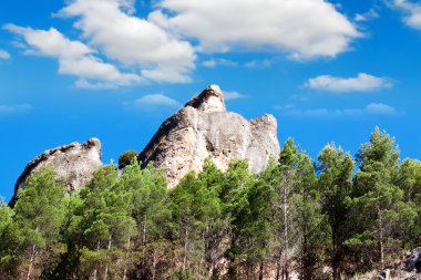kayalıklardan yakınındaki şehir cuenca, İspanya