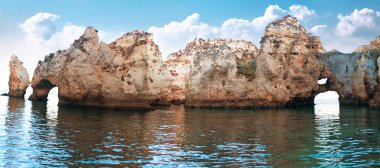 Sahil kayalıkları (Ponta da Piedade), Lagos, Portekiz