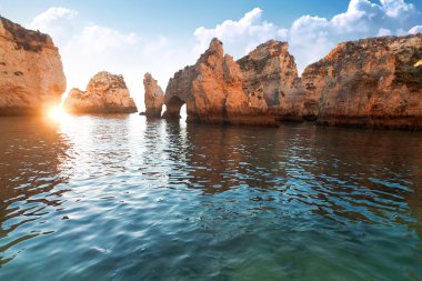 Sahil kayalıkları (Ponta da Piedade), Lagos, Portekiz