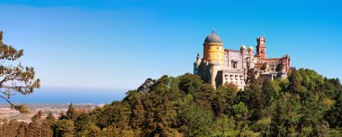 Palace of Pena in Sintra, Portugal clipart