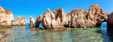 Sahil kayalıkları (Ponta da Piedade), Lagos, Portekiz