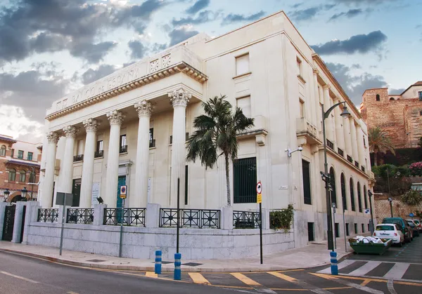 Η Τράπεζα της Ισπανίας στη Μάλαγα, Ανδαλουσία Ισπανία — Φωτογραφία Αρχείου