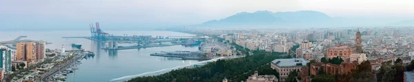 Panorama di Malaga, Spagna — Foto Stock