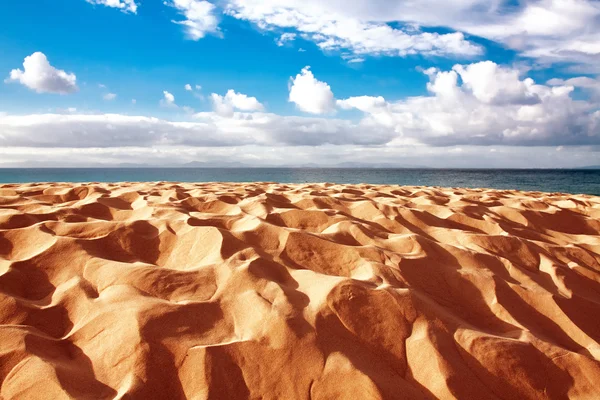 Duna de areia da praia de Bolonia, província de Cádiz, Andaluzia, Spine — Fotografia de Stock