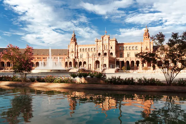 Sevilla, İspanya İspanyol Meydanı — Stok fotoğraf