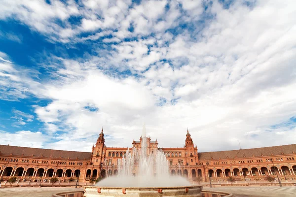 Spaanse plein in sevilla, Spanje — Stockfoto