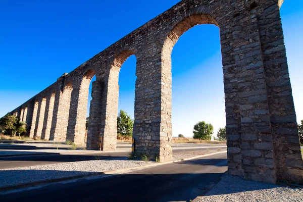 Acueducto Amoreira Elvas, Portugal — Foto de Stock