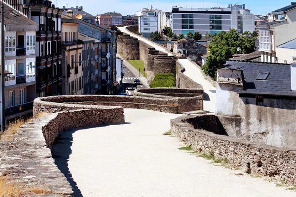 Muralha romana de Lugo.Espanha — Fotografia de Stock