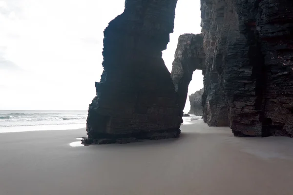 Praia das catedrais, Galiza, Espanha — Fotografia de Stock