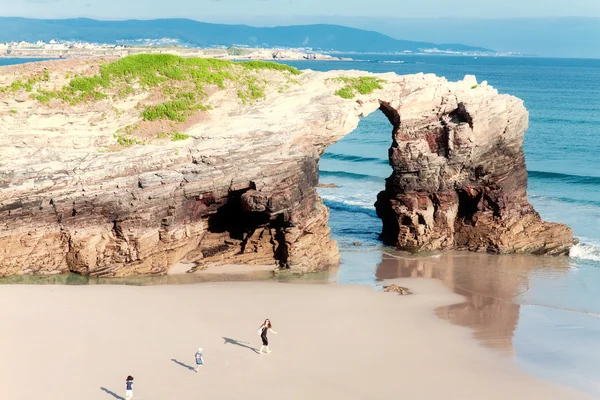 Plaża z katedr, Galicja, Hiszpania — Zdjęcie stockowe