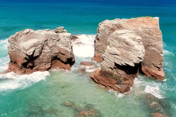 Stranden av katedraler, Galicien, Spanien — Stockfoto