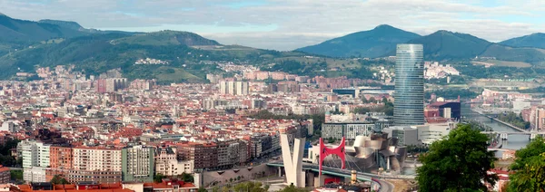 Vista da cidade Bilbao, Espanha — Fotografia de Stock