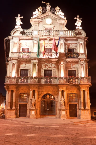 Ayuntamiento de Pamplona, Navarra, España — Foto de Stock