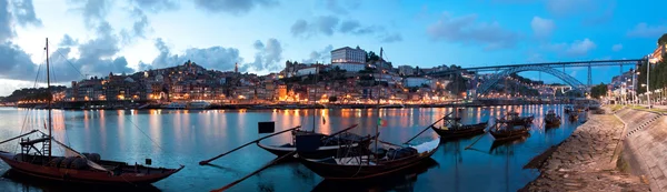 Rabelo boats in Porto, Portugal — Stock Photo, Image