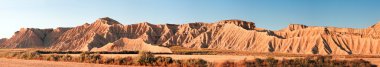 dağ castildetierra bardenas reales doğa parkı, navarra,
