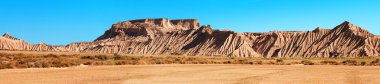dağ castildetierra bardenas reales doğa parkı, navarra,
