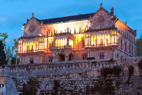 Palácio Sobrellano, Comillas, Cantabria, Spine — Fotografia de Stock