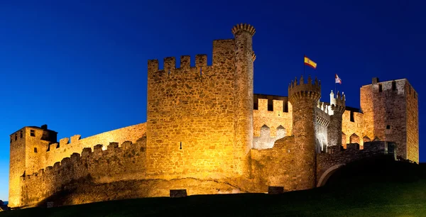 Templarium κάστρο, ponferrada, Σαντιάγο οδικές, Ισπανία — Φωτογραφία Αρχείου