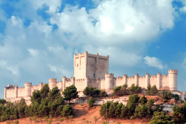 Zamek z penafiel, valladolid, Hiszpania — Zdjęcie stockowe