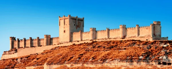 Zamek z penafiel, valladolid, Hiszpania — Zdjęcie stockowe