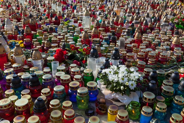 Velas conmemorativas — Foto de Stock