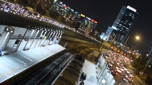 Geceleri Tel Aviv — Stok video