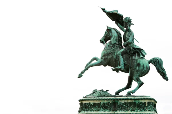 Károly főherceg szobra — Stock Fotó