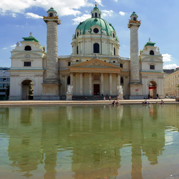 St. charles'ın kilisenin, Viyana — Stok fotoğraf