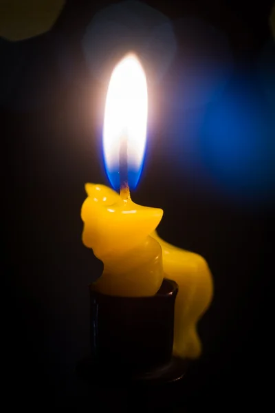 Hanukkah kaarsen — Stockfoto