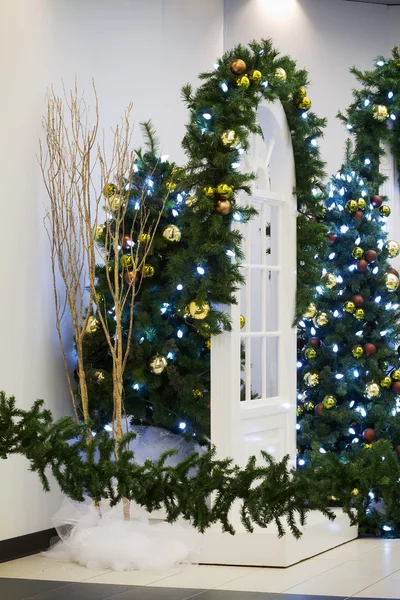 Kerstmis woonkamer — Stockfoto