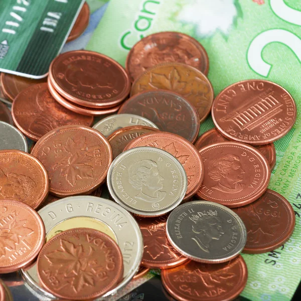 Canadian money — Stock Photo, Image