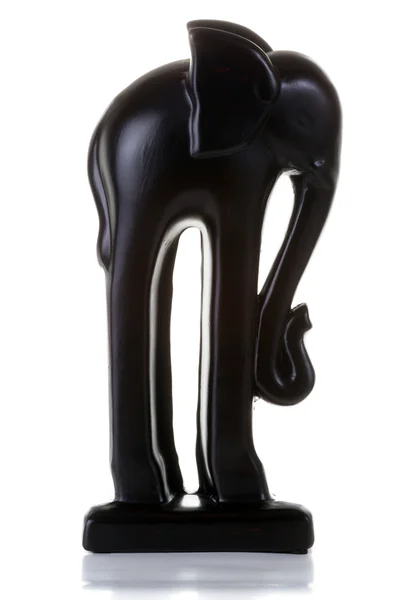 Elefante negro — Fotografia de Stock
