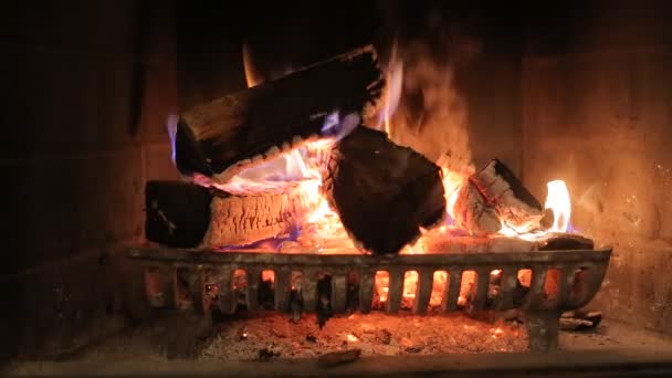暖炉インテリア — ストック動画