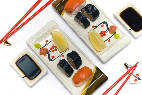 Two sushi sets — Stock Photo, Image