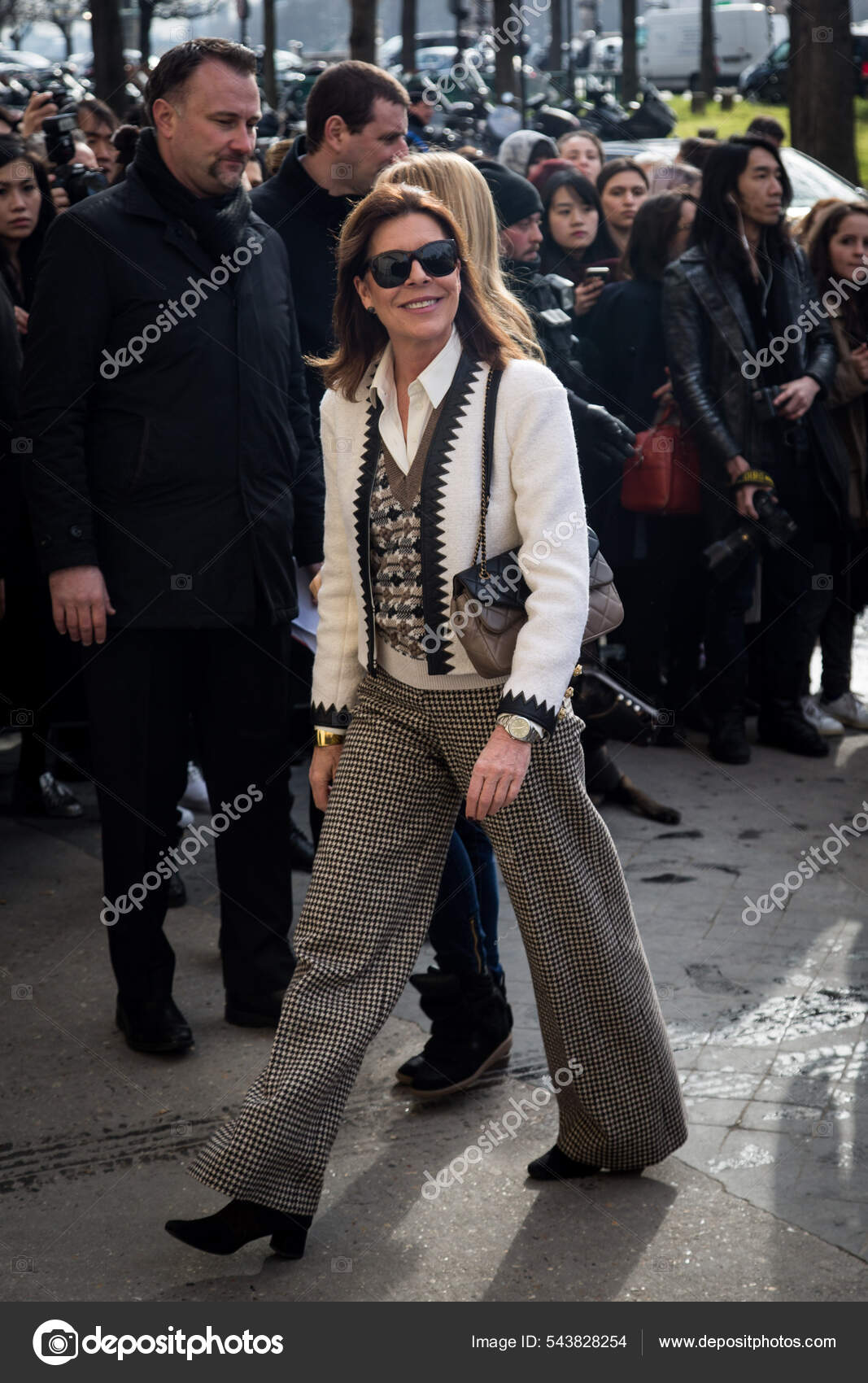 Princesa Monaco Caroline Llega Feria Chanel Como Parte Semana Moda Foto editorial de stock 543828254 magicinfoto
