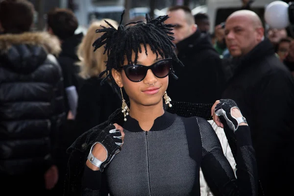 Willow Smith Smith Paris Moda Haftası Chanel Şovu Kadın Güz — Stok fotoğraf