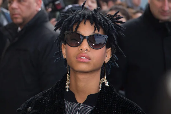 2016 Willow Smith Smith Daughter Attends Paris Fashion Week Chanel — 스톡 사진