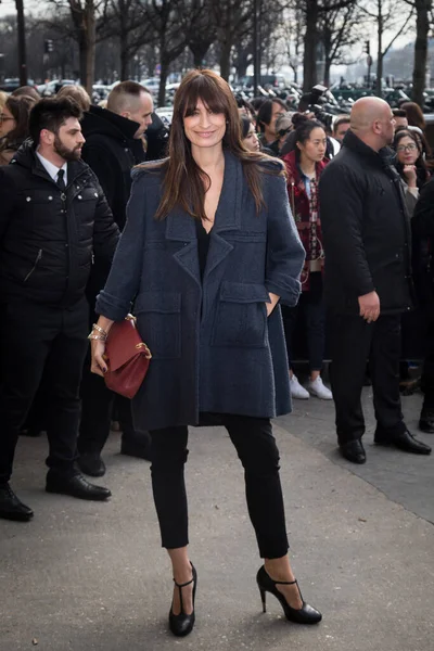 Caroline Maigret Прибывает Показ Chanel Рамках Парижской Недели Моды Womenswear — стоковое фото