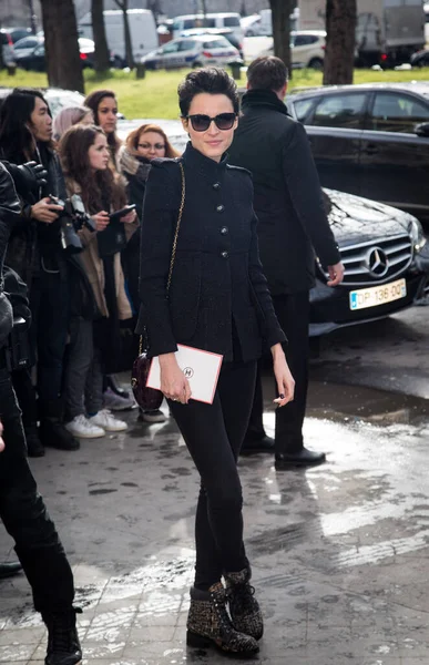 Loan Chabanol Arrives Chanel Show Part Paris Fashion Week Womenswear — Stock Photo, Image