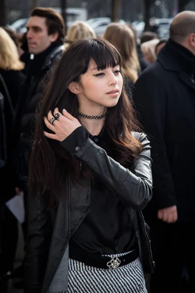 Ayami Nakajo Llega Feria Chanel Como Parte Semana Moda París —  Fotos de Stock