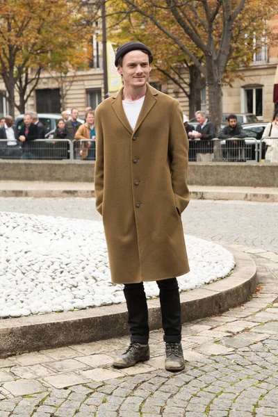 Anton Yelchin Russian American Actor Arrives Miu Miu Show Part — Φωτογραφία Αρχείου