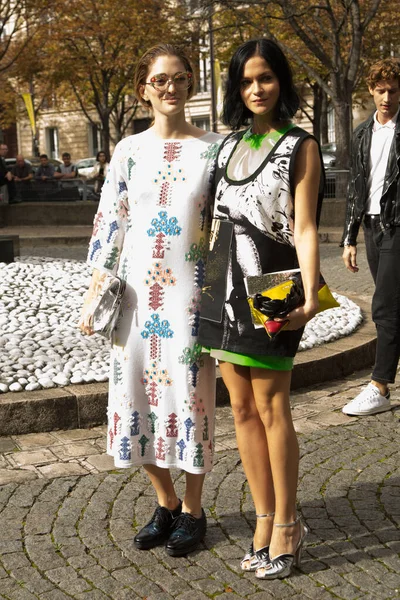 Sofia Sanchez Barreneches Arrives Miu Miu Show Part Paris Fashion — Stock Photo, Image