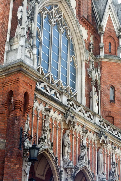 Un frammento di un'antica chiesa di Cracovia, Polonia — Foto Stock